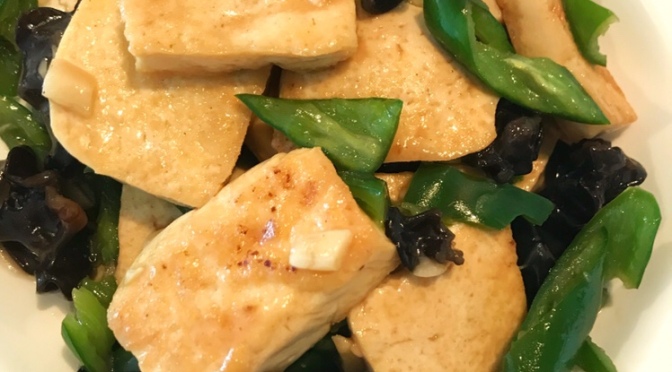 Oyster Sauced Tofu
